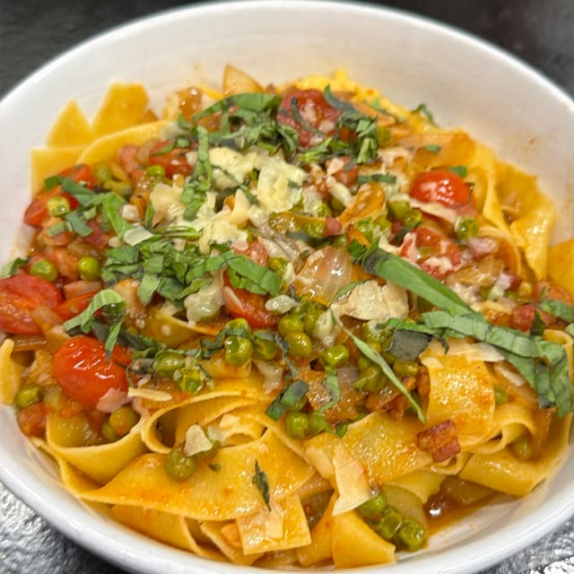 Pasta Piselli.
