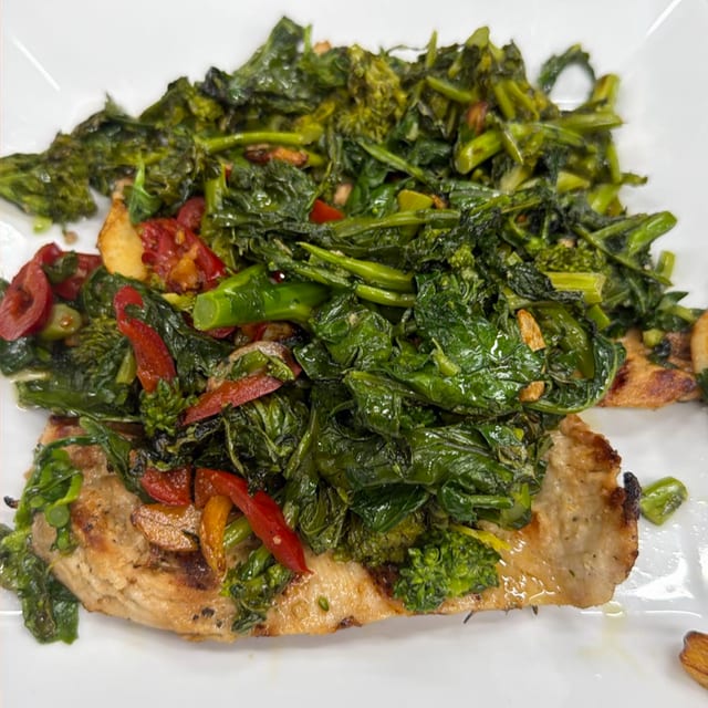 Chicken Salerno.
