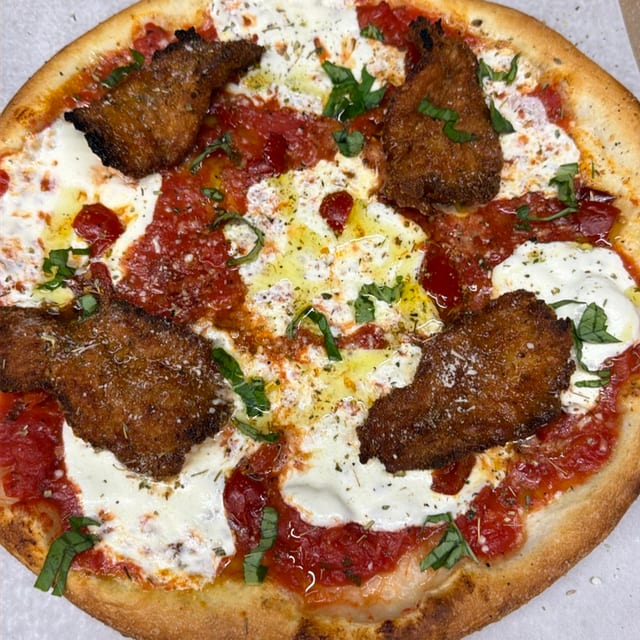 Shrimp Fra Diavolo Pizzetta.