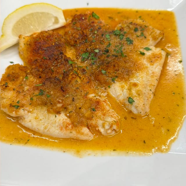 Filet Sole Oreganato.