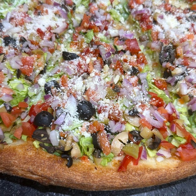 Salad Pizza Pie.