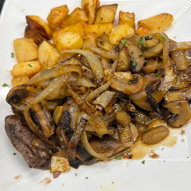Grilled Skirt Steak.