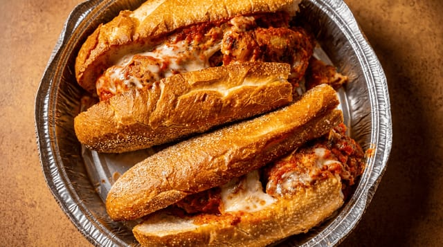 Traditional Parmigiana Hero.